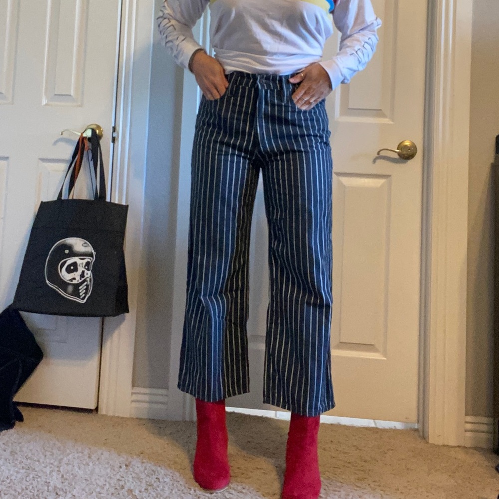 Ag Adriano Goldshmied the Etta high rise wide leg crop